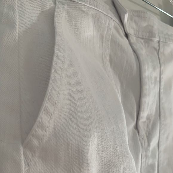 Banana Republic Factory Store Women White Denim Skirt Size 4 - Picture 6 of 10